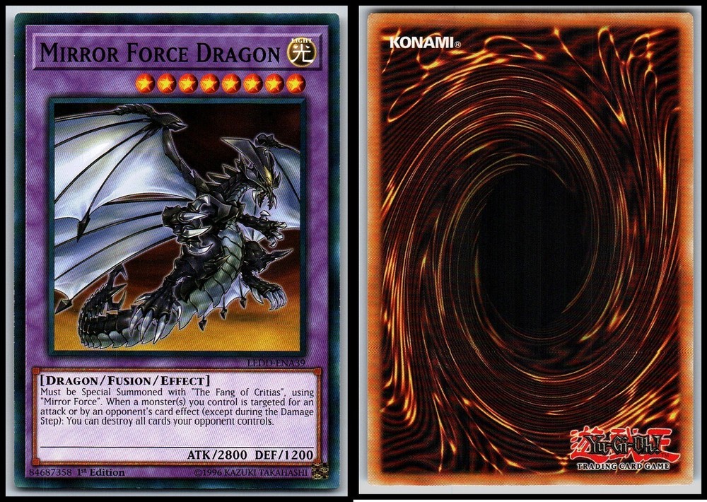 Mirror Force Dragon LEDD-ENA39 1st Edition Yu-Gi-Oh Ultra Rare Card