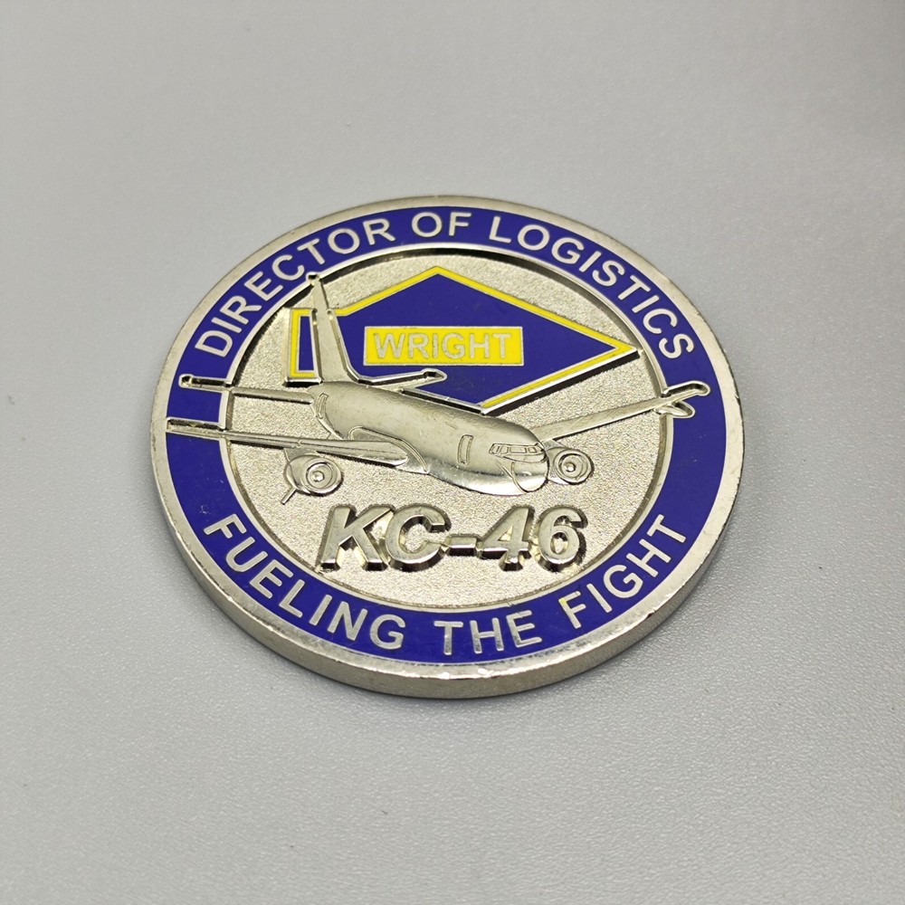 USAF KC-46 Director of Logistics Fueling the Fight Colonel Challenge Coin