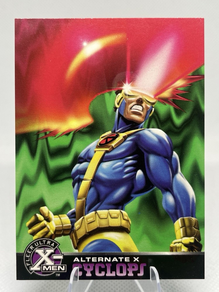1995 Fleer Ultra Xmen Alternate X #7 Of 20 Cyclops Embossed Nm Insert Marvel