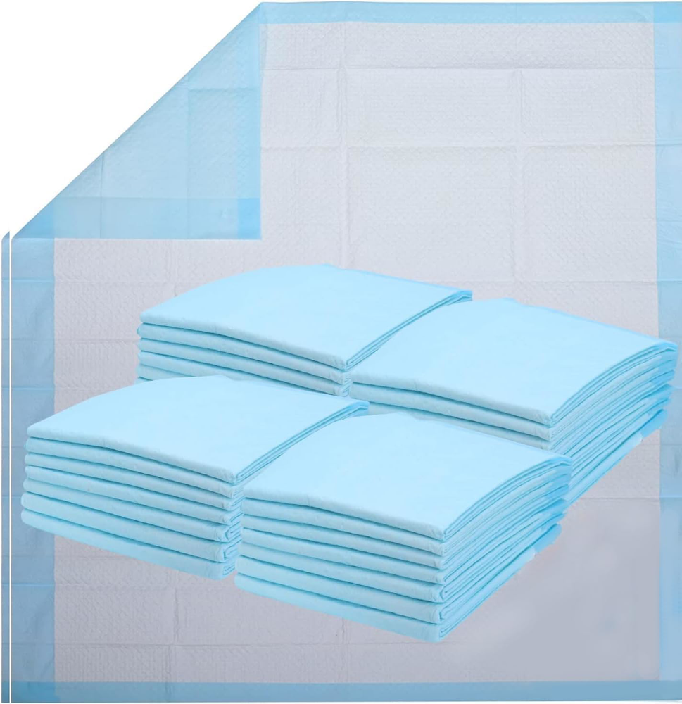 Healqu Disposable Underpads - Incontinence Bed Chux Pads for Adults, Kids, and -