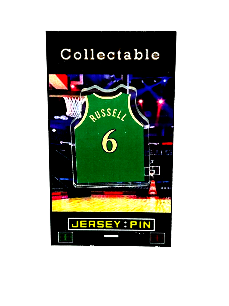 Boston Celtics 10-Piece Jersey Lapel Pin Set - Classic Collectibles - Free Shipping