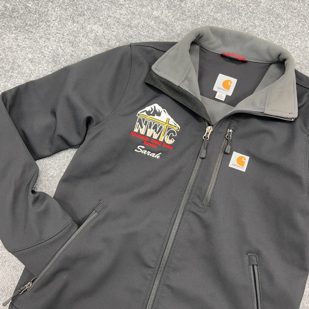Carhartt Mens S Heavyweight Fleece-Lined Softshell Jacket with Rain Defender