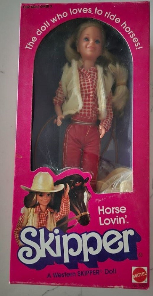 1982 Vintage Horse Lovin' Skipper Barbie NRFB! #5029