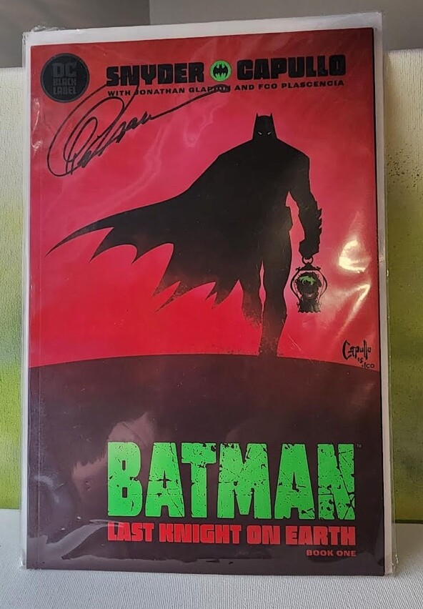 Batman: Last Knight on Earth #1 (DC Comics July 2019) SIGNED