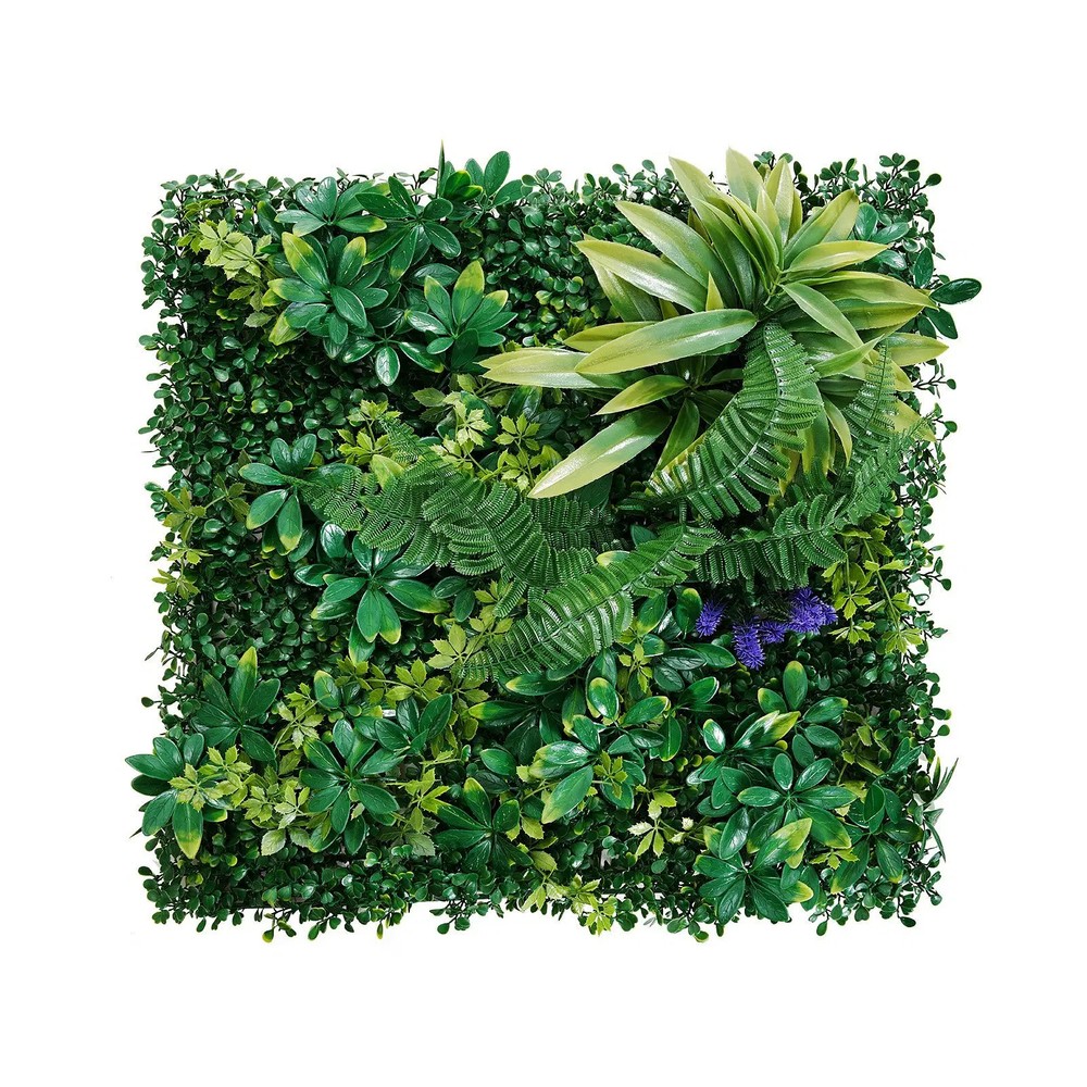 Artificial Grass Wall Panels, 12 PCS 20 x 20 inch, 3D Combination Greenery Boxwo