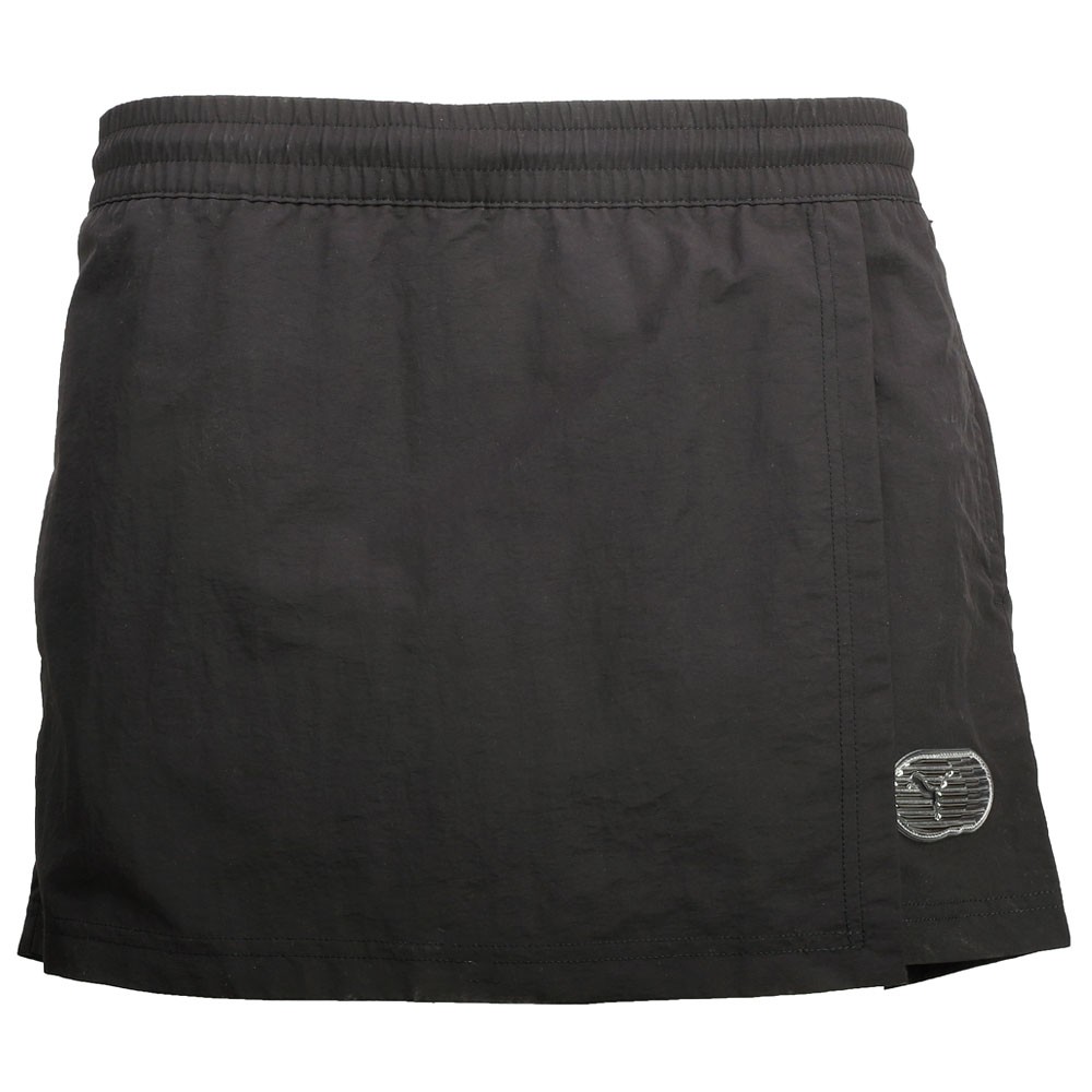 PUMA NYC Long Run Woven Athletic Skort for Women in Black