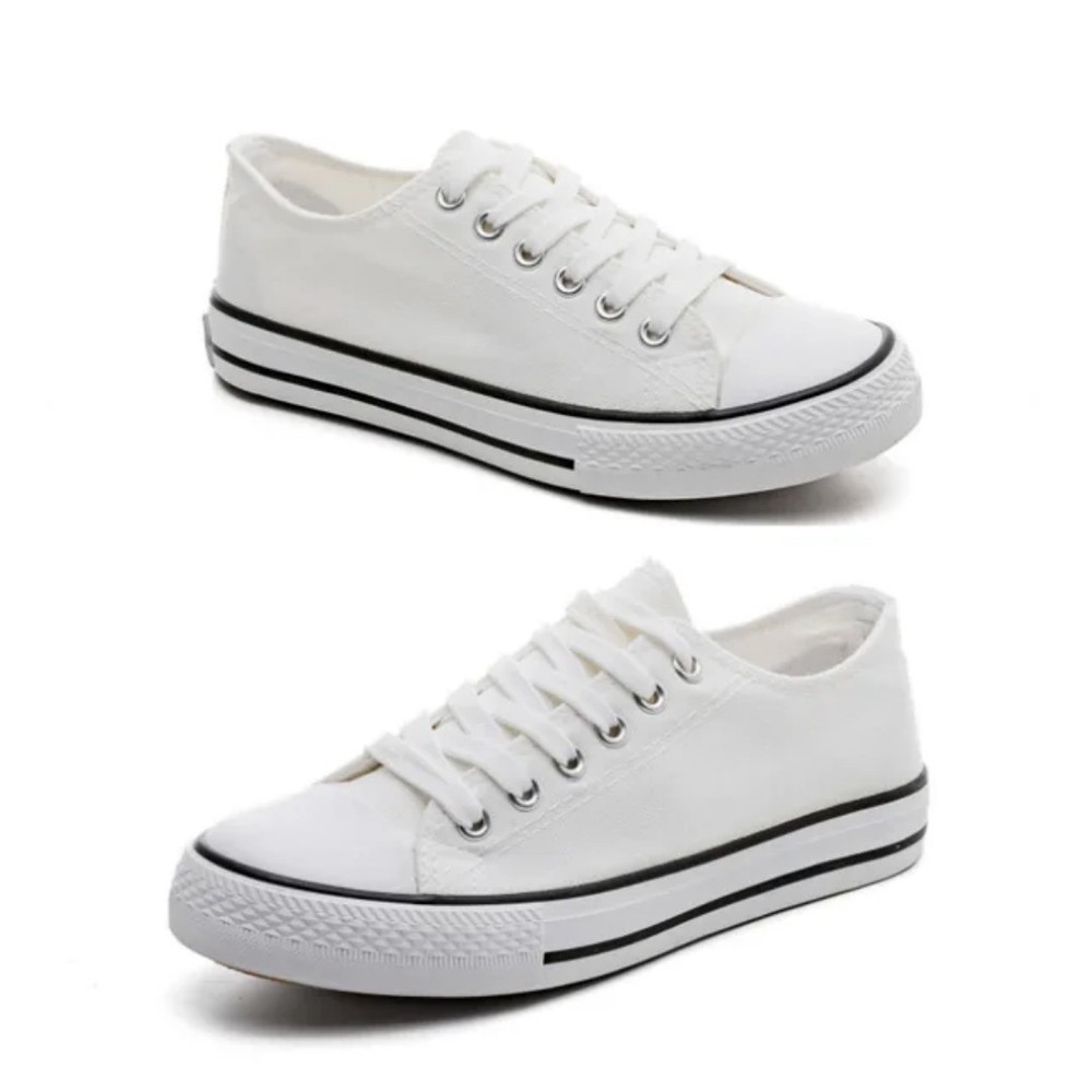 Converse All Star Chuck Taylor Low Top White Sneakers Size 8 Men/Women