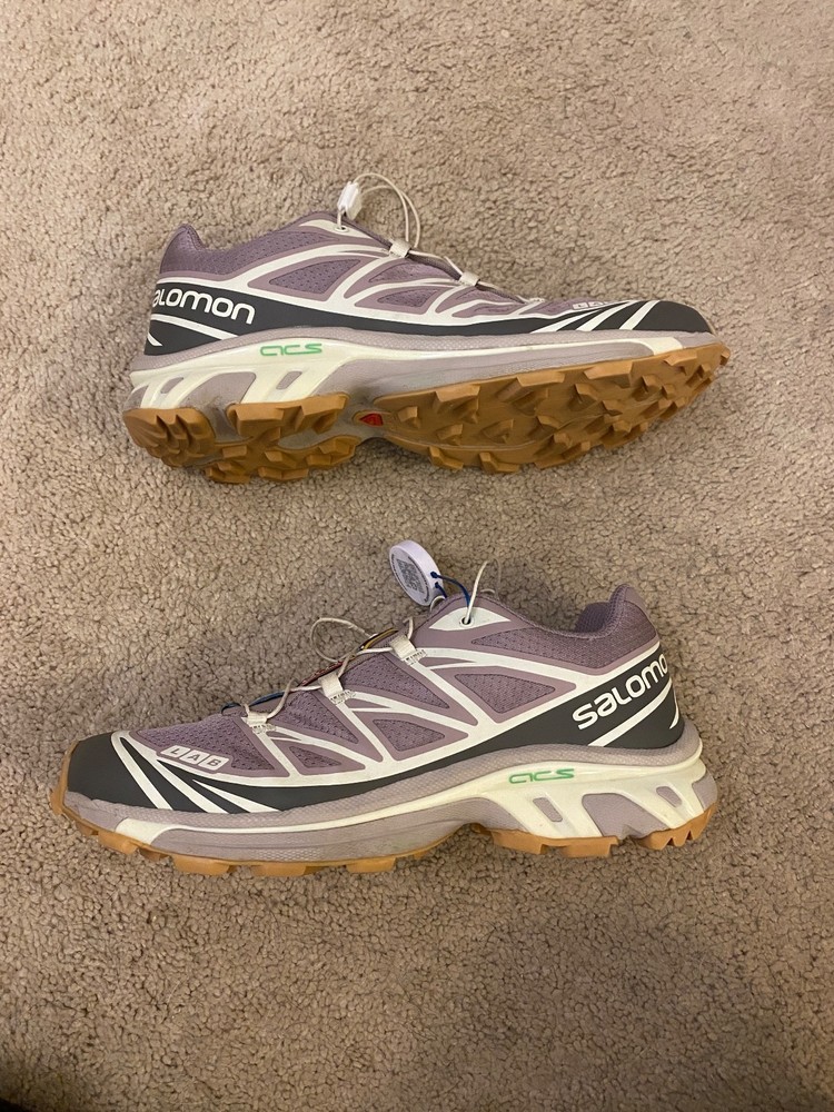 Salomon XT-6 Quail Plum Kitten S-Lab Unisex Sneakers Rare Clean