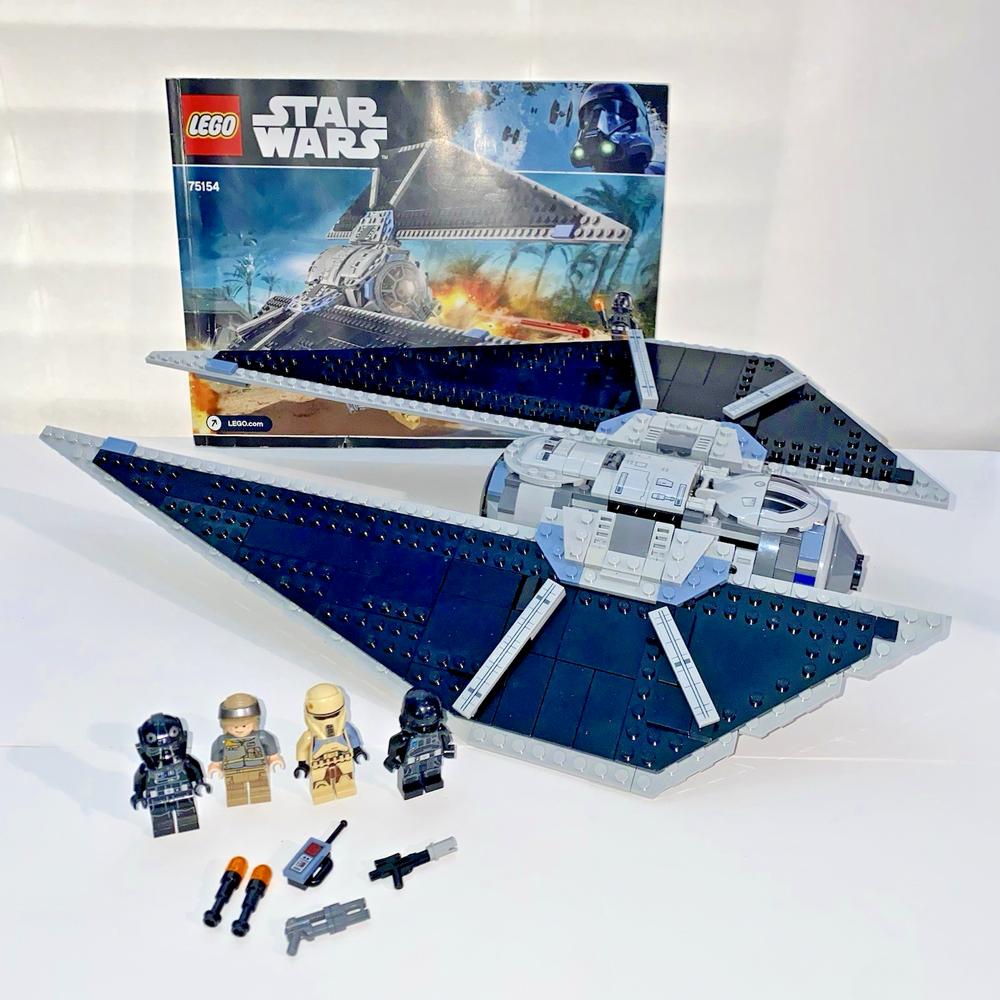 Retired Set 75154 Lego Star Wars TIE Striker COMPLETE w Manual + Minifigs