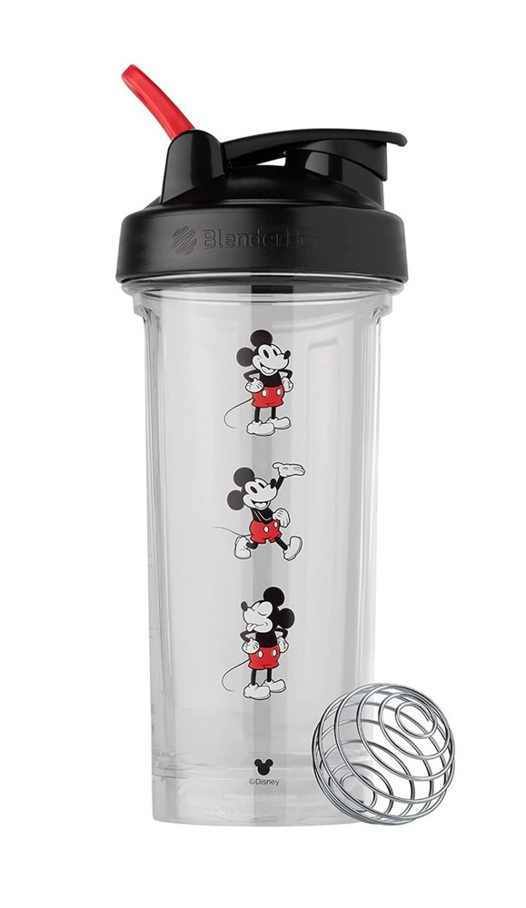 Blender Bottle Pro Series 28 oz. Mickey and Minnie Shaker Mixer Cup w/ Loop Top