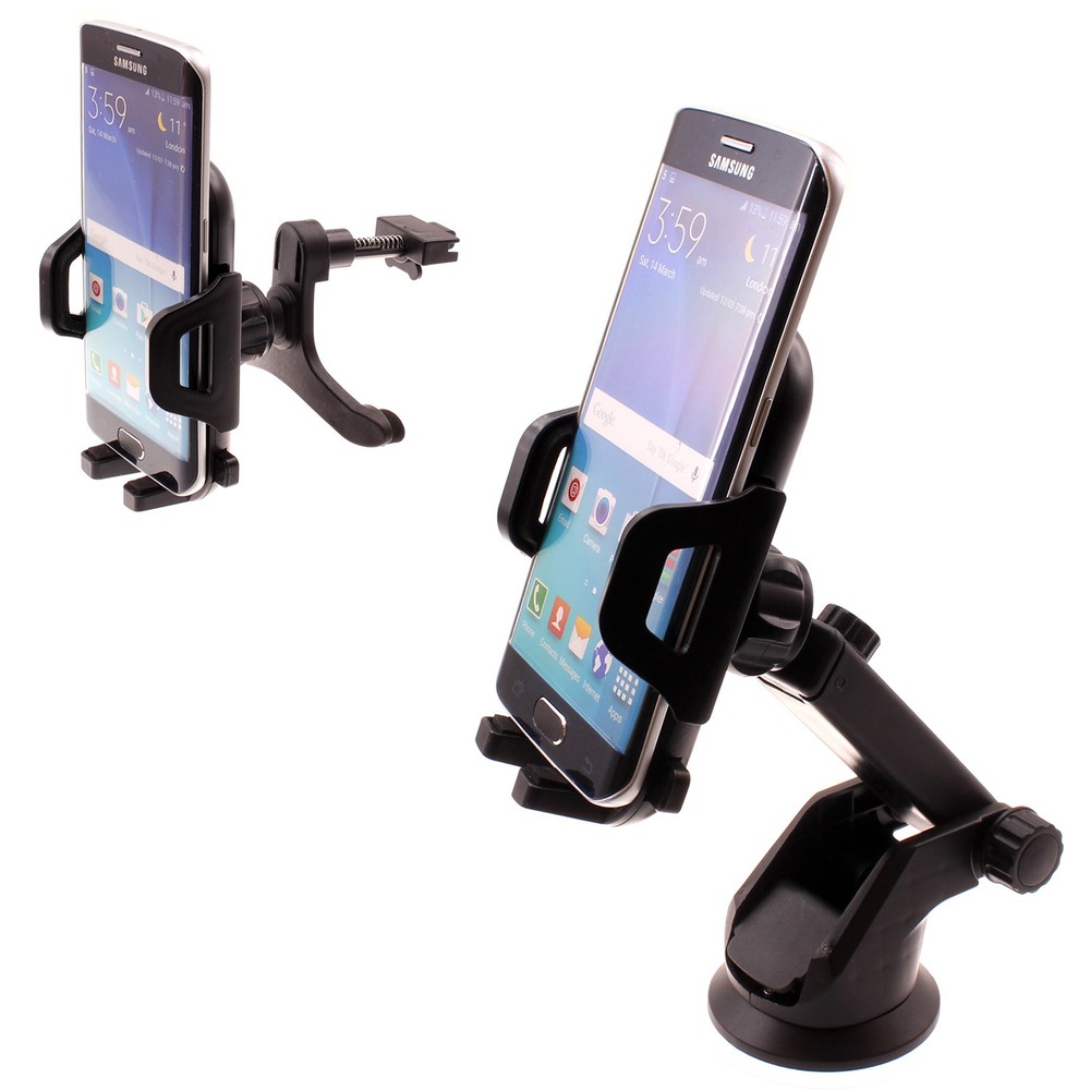 Car Mount Windshield Air Vent Phone Holder Glass Cradle Suction for Cell Phones