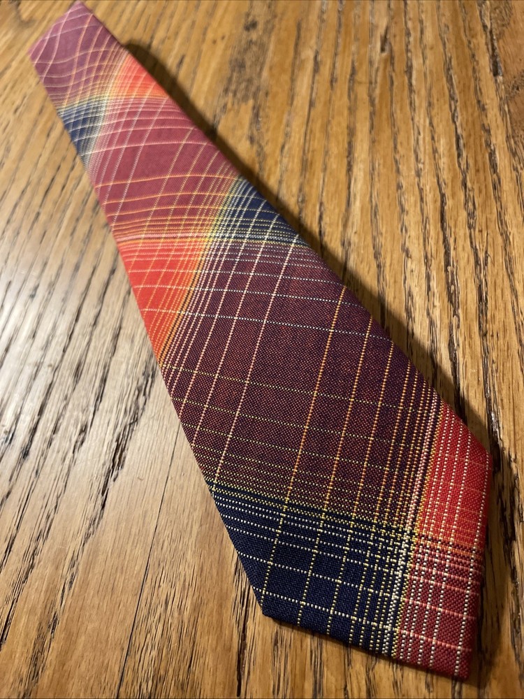 Vintage 50s NWOT mint Wembley Priestley’s Nor-East Non Crush Wool Tie Swing VLV