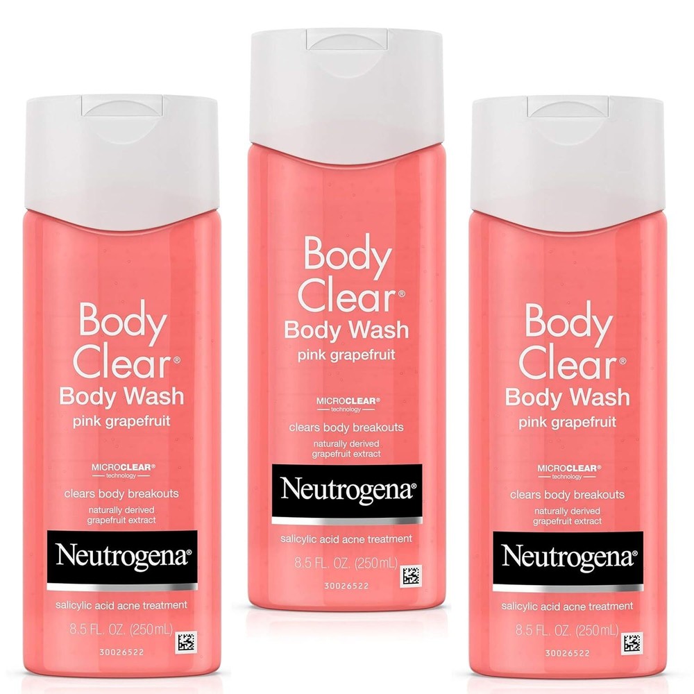 Neutrogena Body Clear Acne Wash with 2% Salicylic Acid for Breakouts