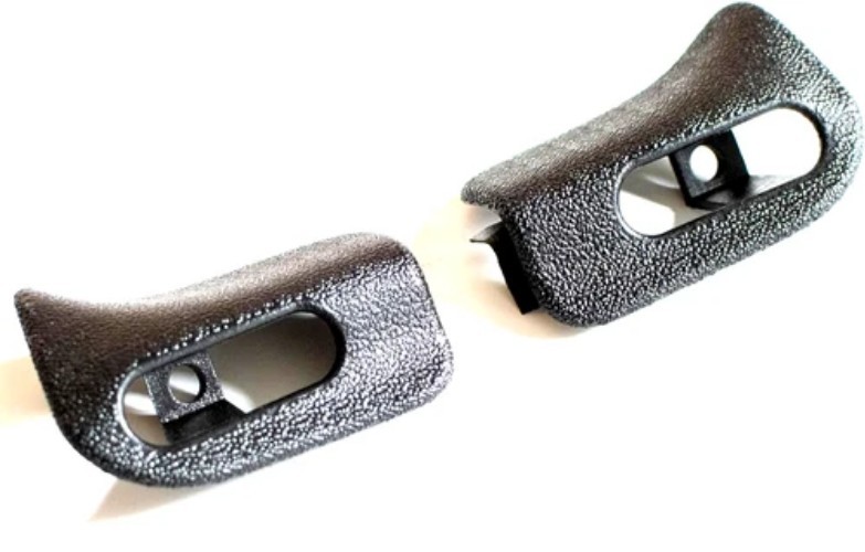 Sun Visor Trim Caps Set for Mercedes R129 SL500 SL600 1994-2001 Black Color