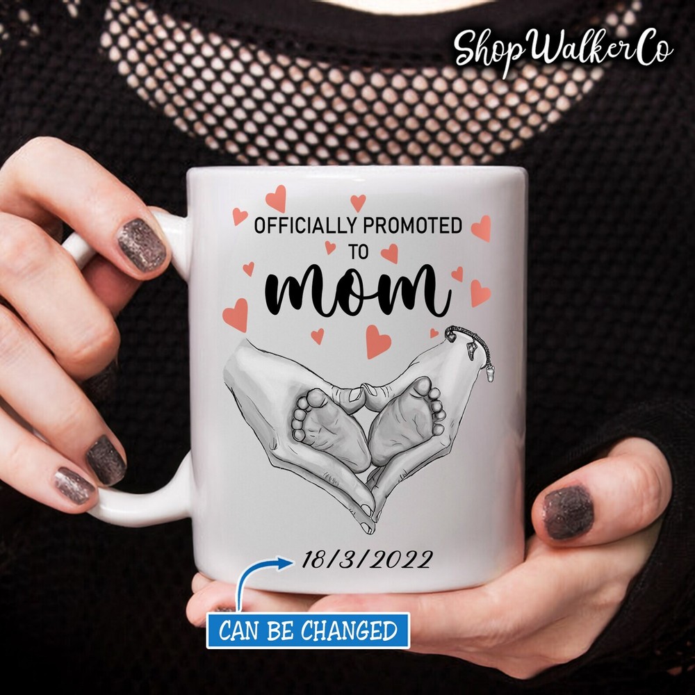 Officially Promoted To Mom Mommy Mug First Mother's Day Mug New Mom Gift