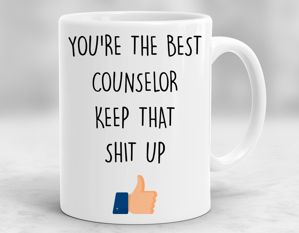 Counselor Appreciation Gift Mug for Therapists Social Workers Mental Health Professionals