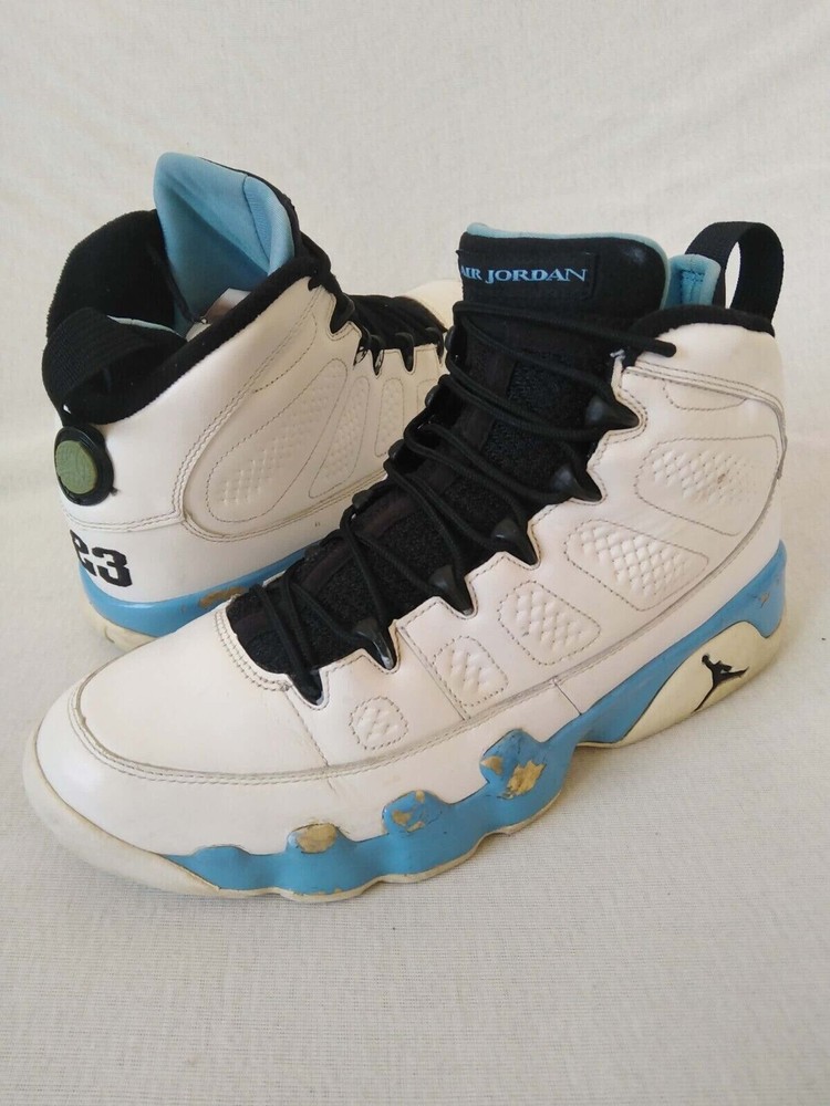 NIKE Air Jordan 9 Retro 'POWDER ' 302370-103 Size 9.5 US