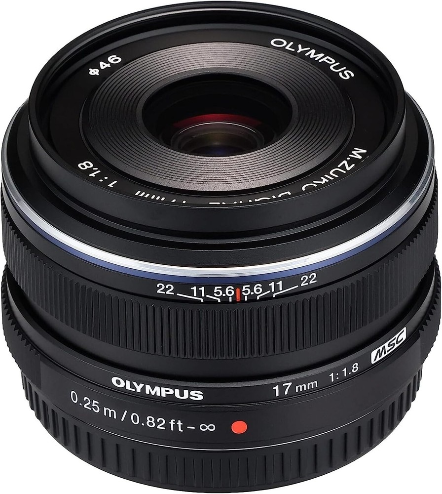 OM SYSTEM M.ZUIKO Digital 17mm F1.8 Prime Lens for Olympus Cameras