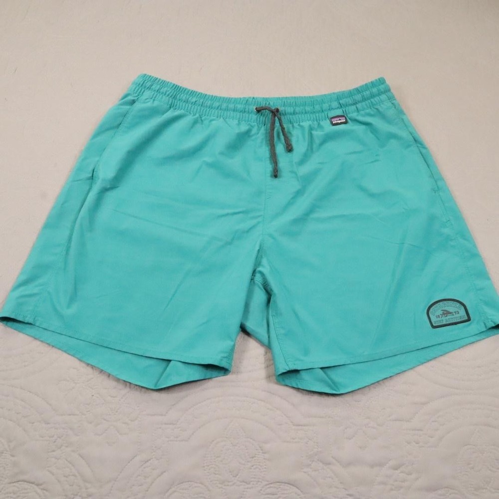 Patagonia Hydro Series Shorts Mens Large Green Surf Activism Boardshorts