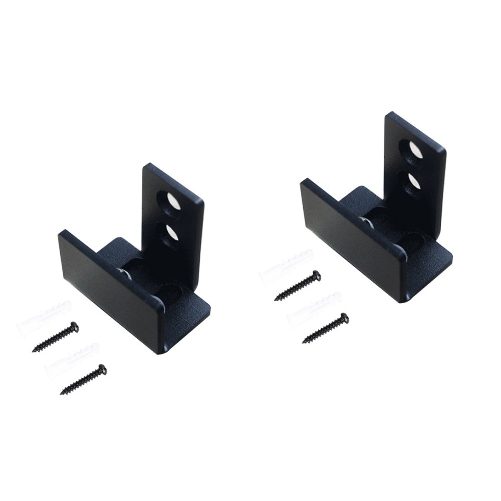 Set of 2 Wall Guide Groove Stopper Barn Door Bottom Floor Guides Pocket Glide