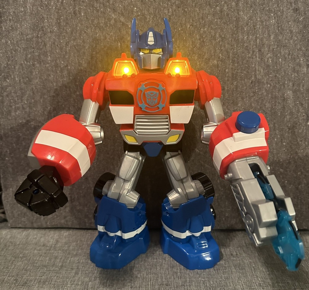 2012 Playskool Heroes Transformers Rescue Bots, Talking Optimus Prime 10