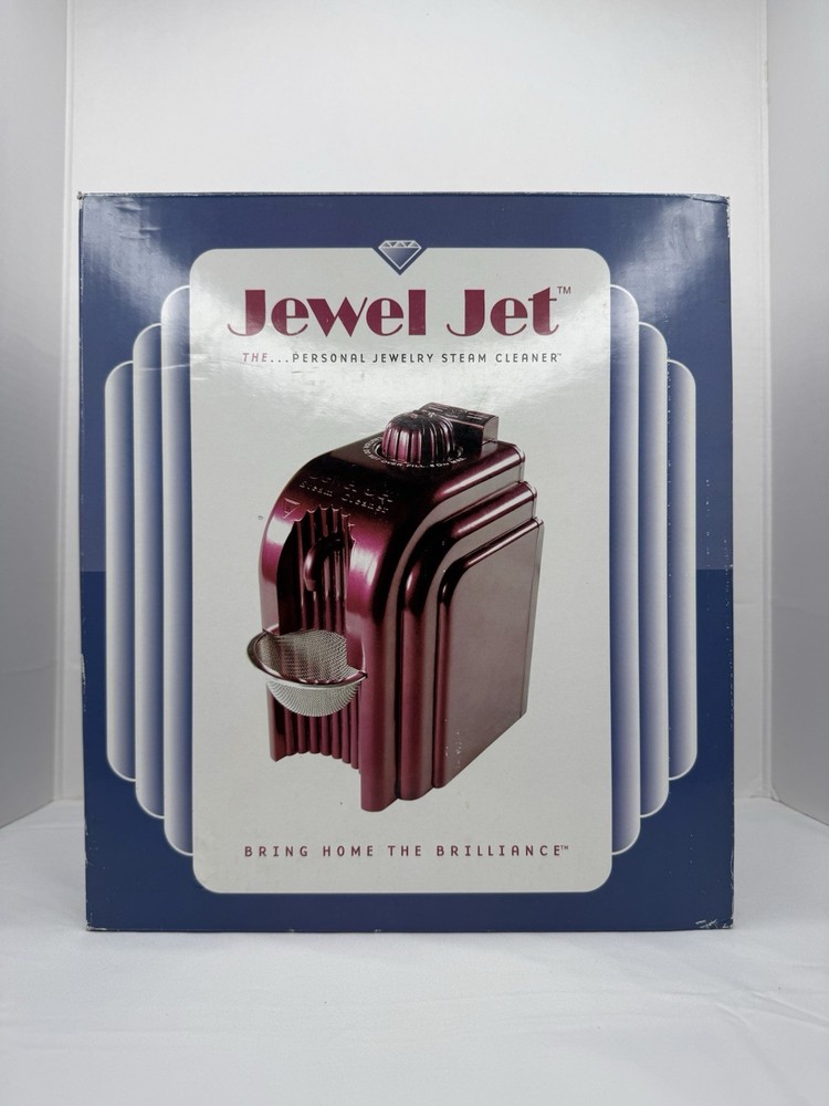 Burgundy Jewel Jet Steam Cleaner for Sparkling Jewelry