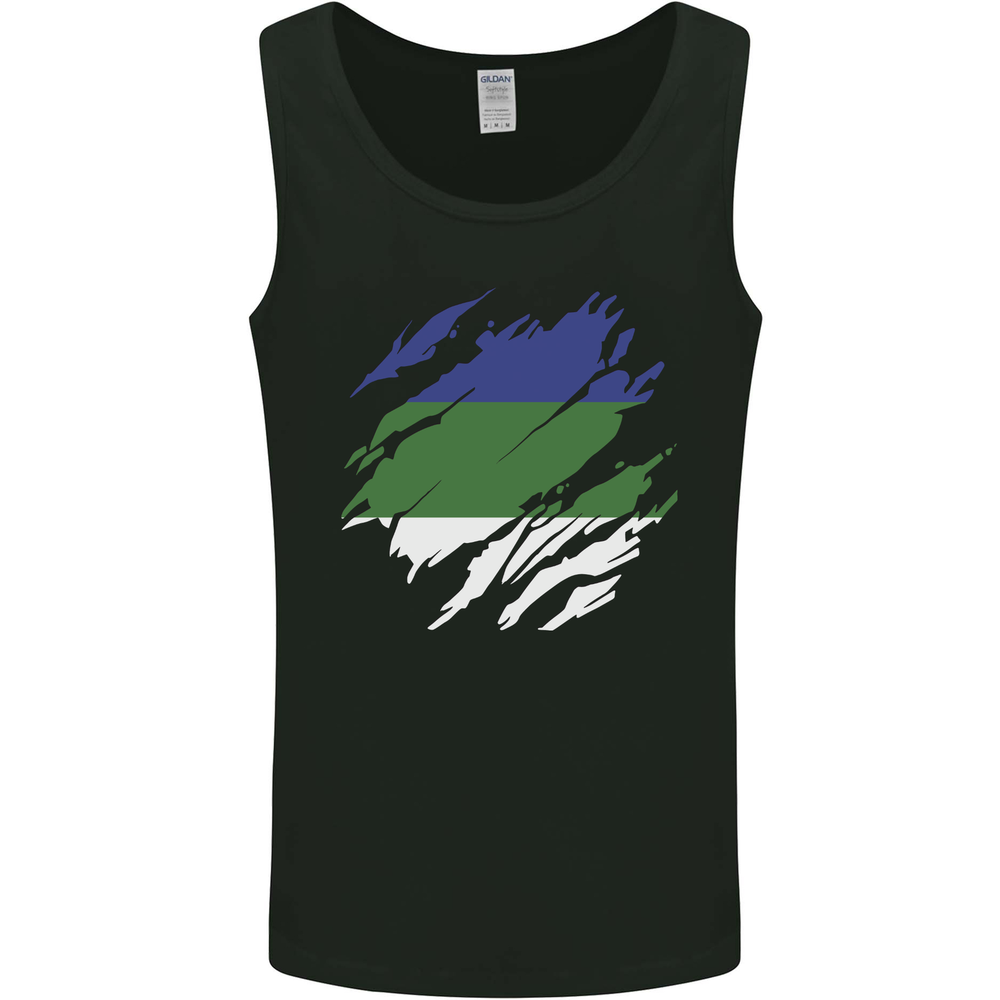 Torn Flag Komi Mens Vest Tank Top