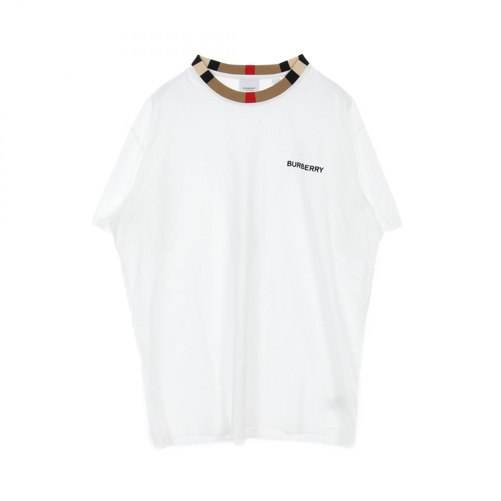 BURBERRY T-shirt 8078115 cotton White Used mens #M