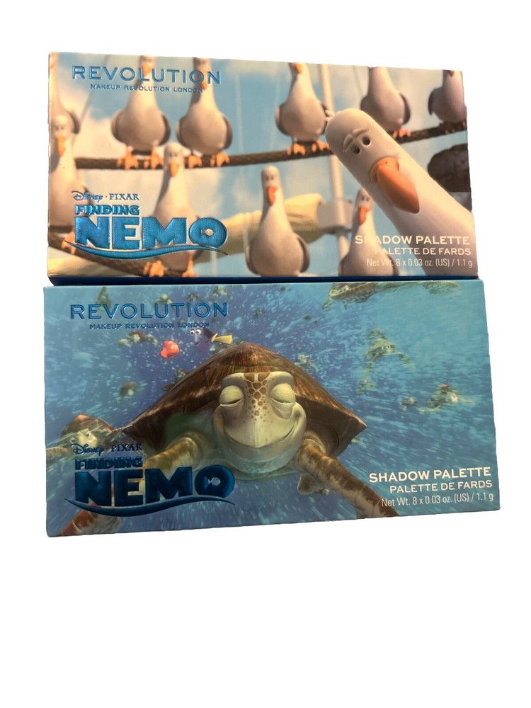 Revolution Makeup-X-Disney Finding Nemo 8 Shadow X2  Palette Bundle