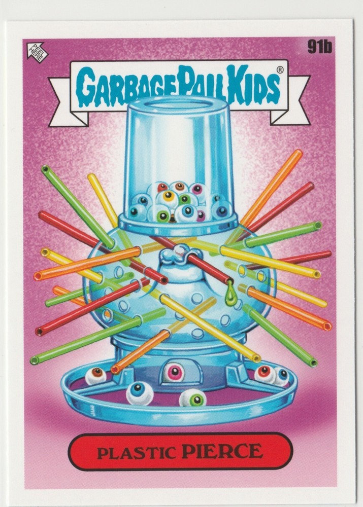 Plastic Pierce #91b Garbage Pail Kids GPK 2024 Kids At Play KAP Trading Card
