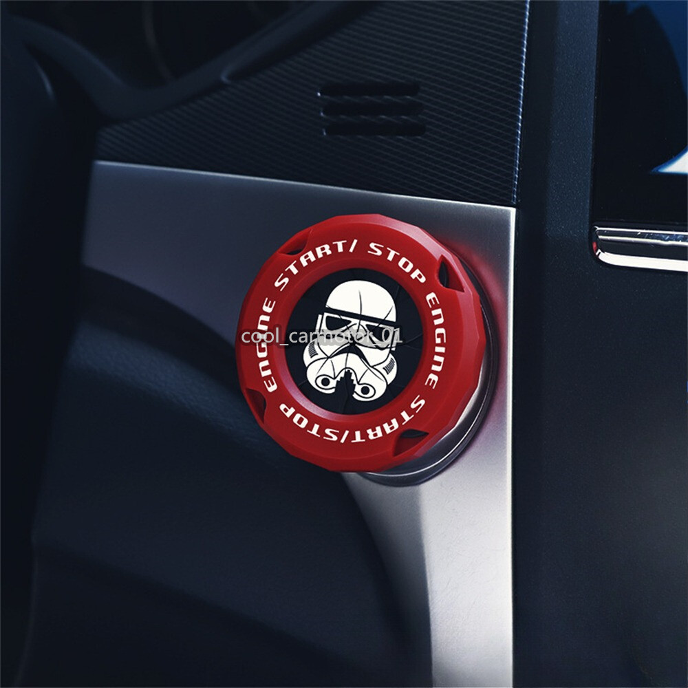 Star Wars Stormtrooper Red Engine Start Stop Push Button Cover