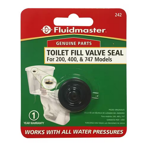 Fluidmaster 400A Toilet Fill Valve Seal Replacement in Black