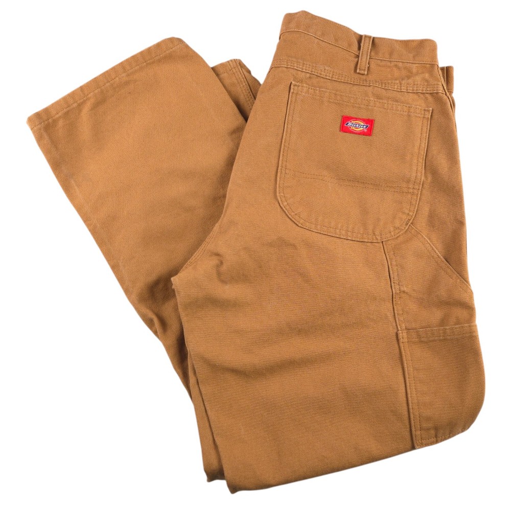 Dickies Carpenter Work Pants 36x30 Brown Tan Cargo Skate Style