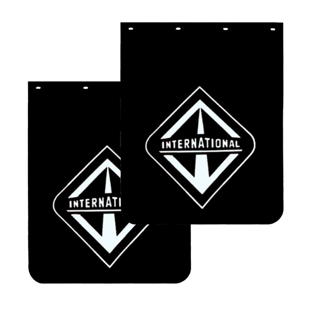 24x30 Heavy Duty Black Mud Flaps for Semi Trucks and Trailers 2PCS