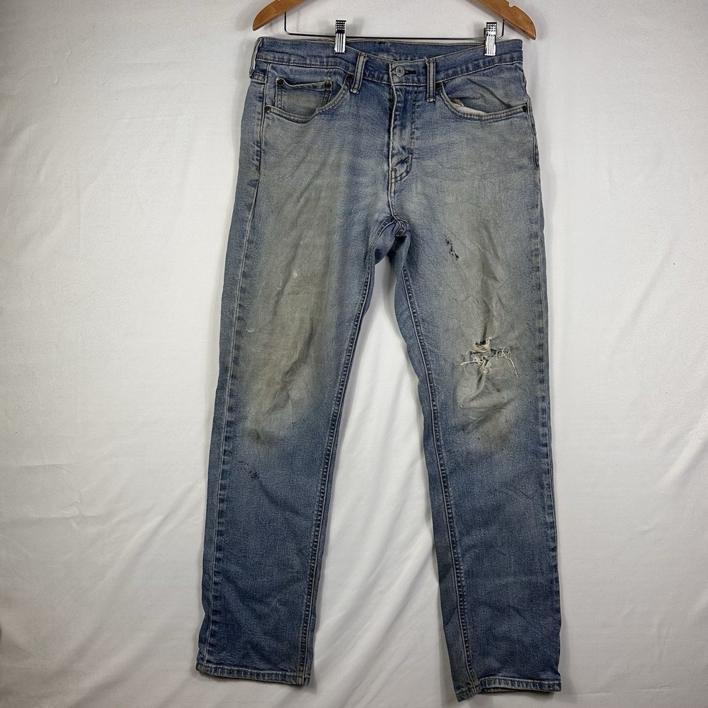 Levi's 541 Jeans Men’s 31x32 Stretch Athletic Fit Taper Blue Light Wash Denim