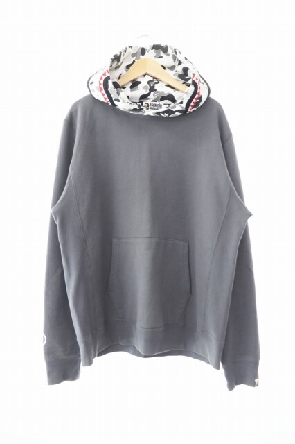 Bathing Ape A Abc 1St Camo Shark Pullover Hoodie First