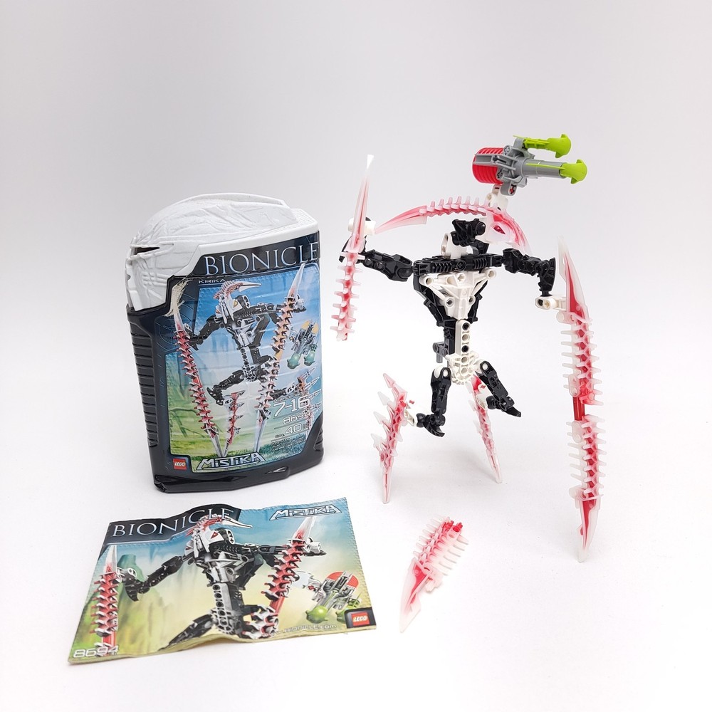 LEGO Bionicle Mistika Krika (8694)  with Canister & Manual