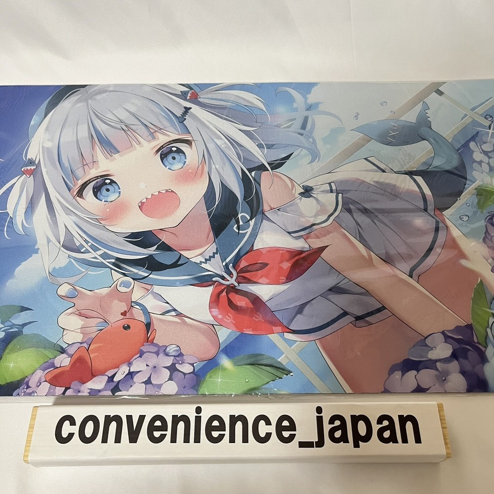 Hololive English Gawr Gura Cheek Rubber Mat 2021 Birthday Collectible