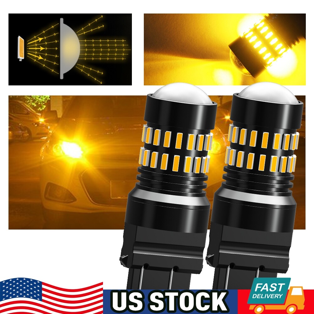 AUXITO 2X Turn Signal Light Amber 3457A 3157 LED Bulbs for Toyota Corolla Tundra