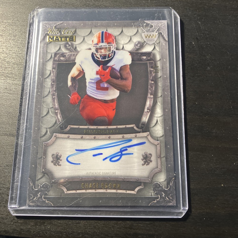 2023 Wild Card Matte Weekend Warrior #WW-A CHASE BROWN RC Auto 1/1