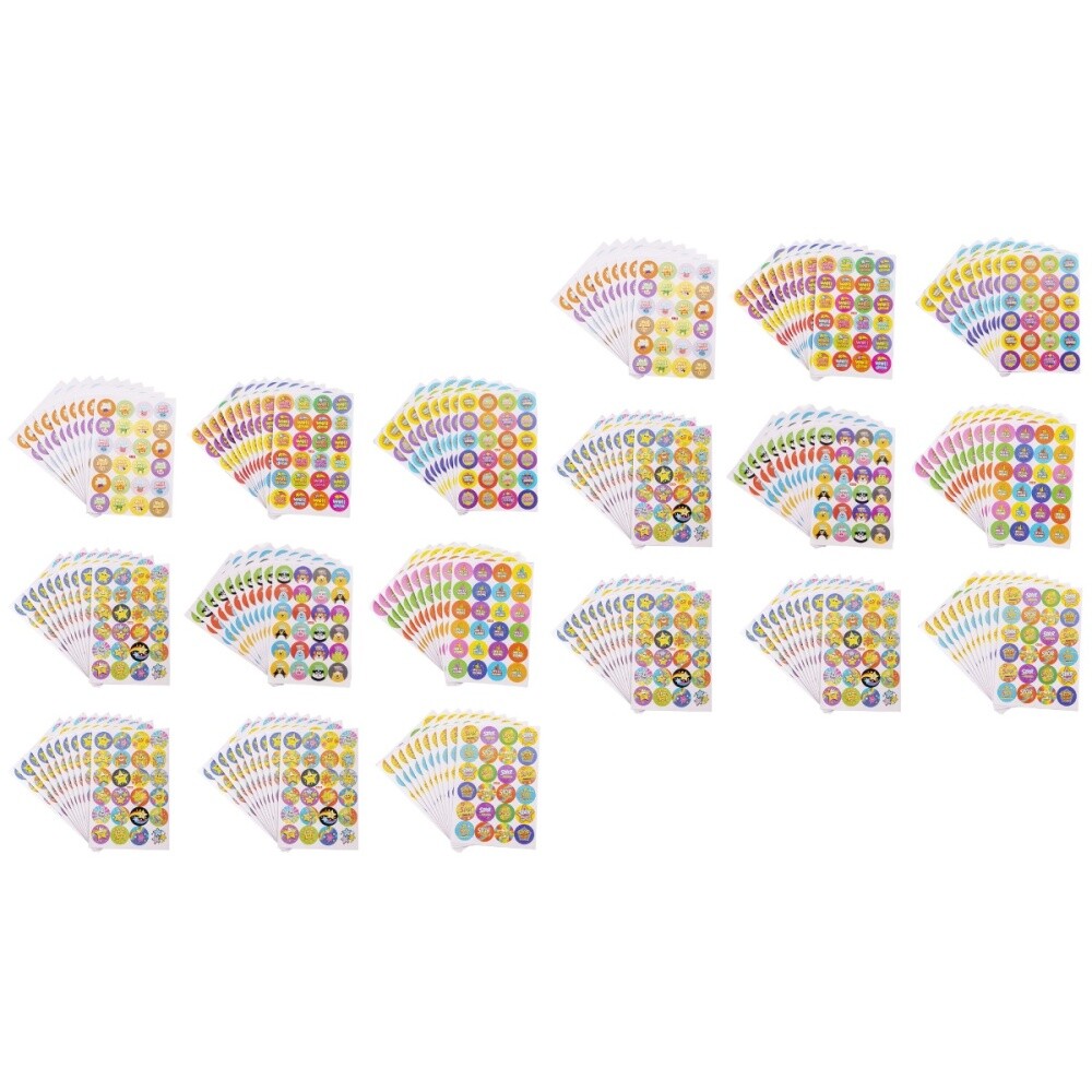 180 Sheets Incentive Stickers Kids Decorative Adhesive Label