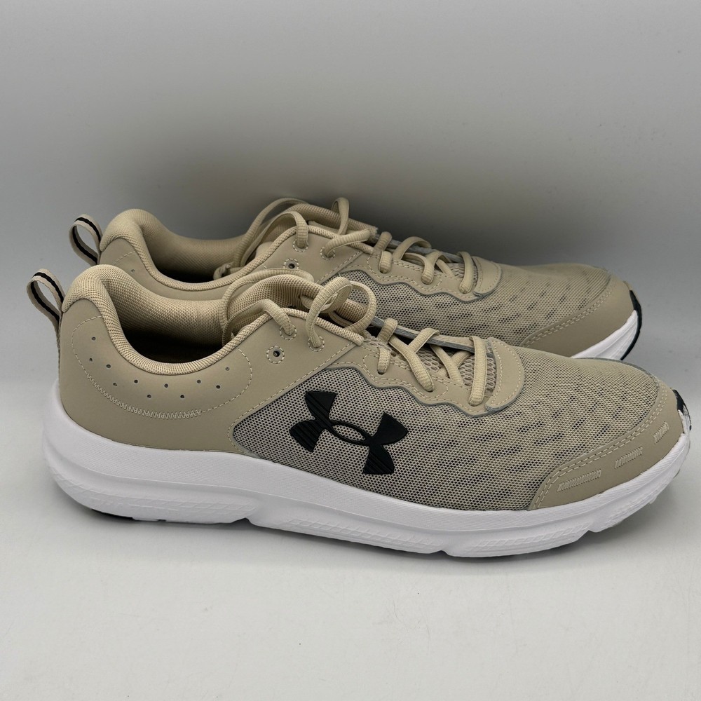 Under Armour Charged Assert 10 Shoes Mens Size 13 Brown Tan 3026175 289