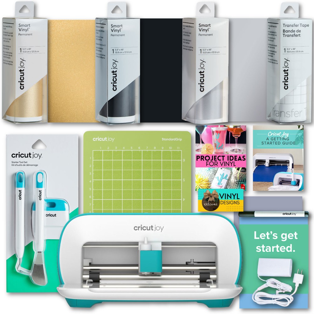 Cricut Joy Smart Machine and DIY Vinyl Decal Starter Bundle