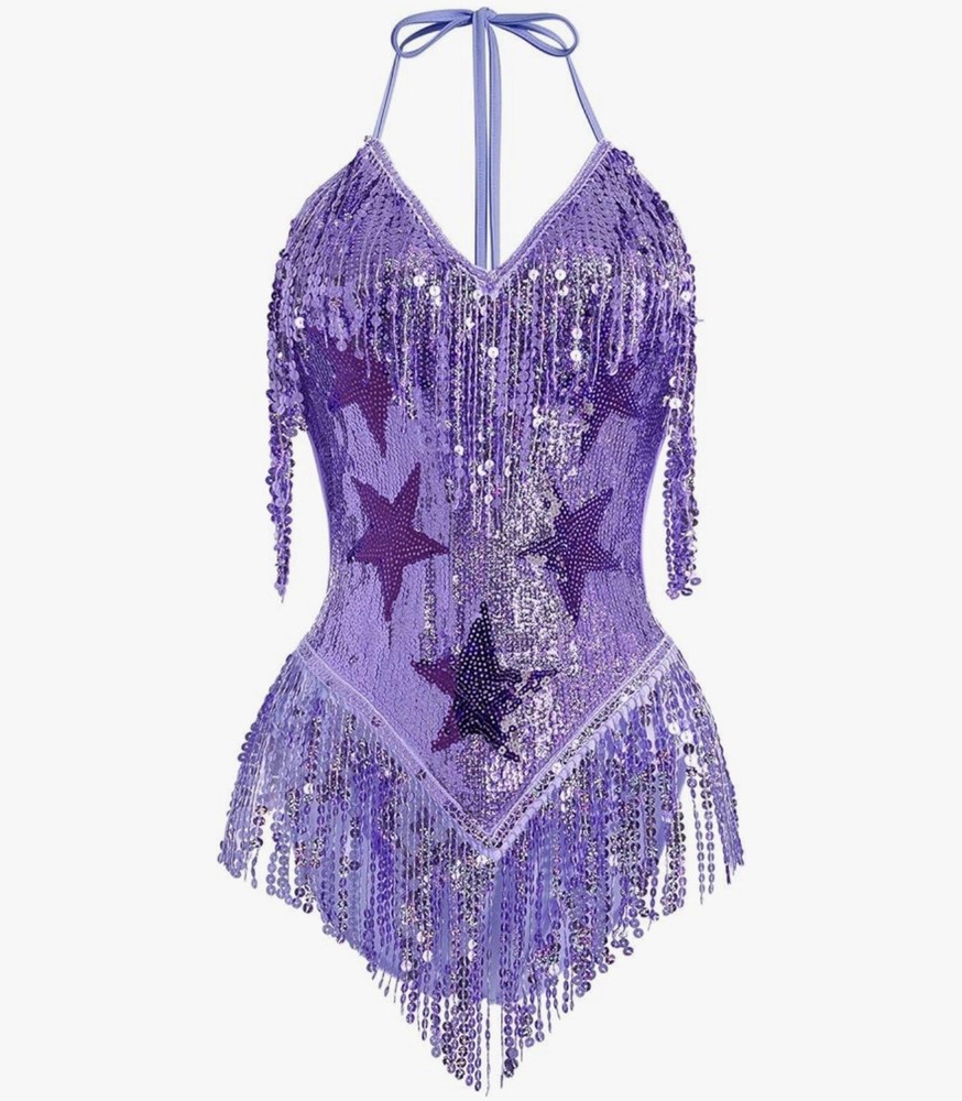 Music festival outfit bodysuit one piece woman size s