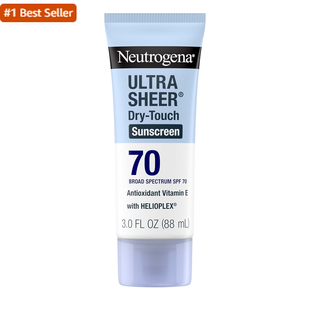 Neutrogena Ultra Sheer Dry-Touch Sunscreen Lotion Water Resistant Non-Greasy SPF