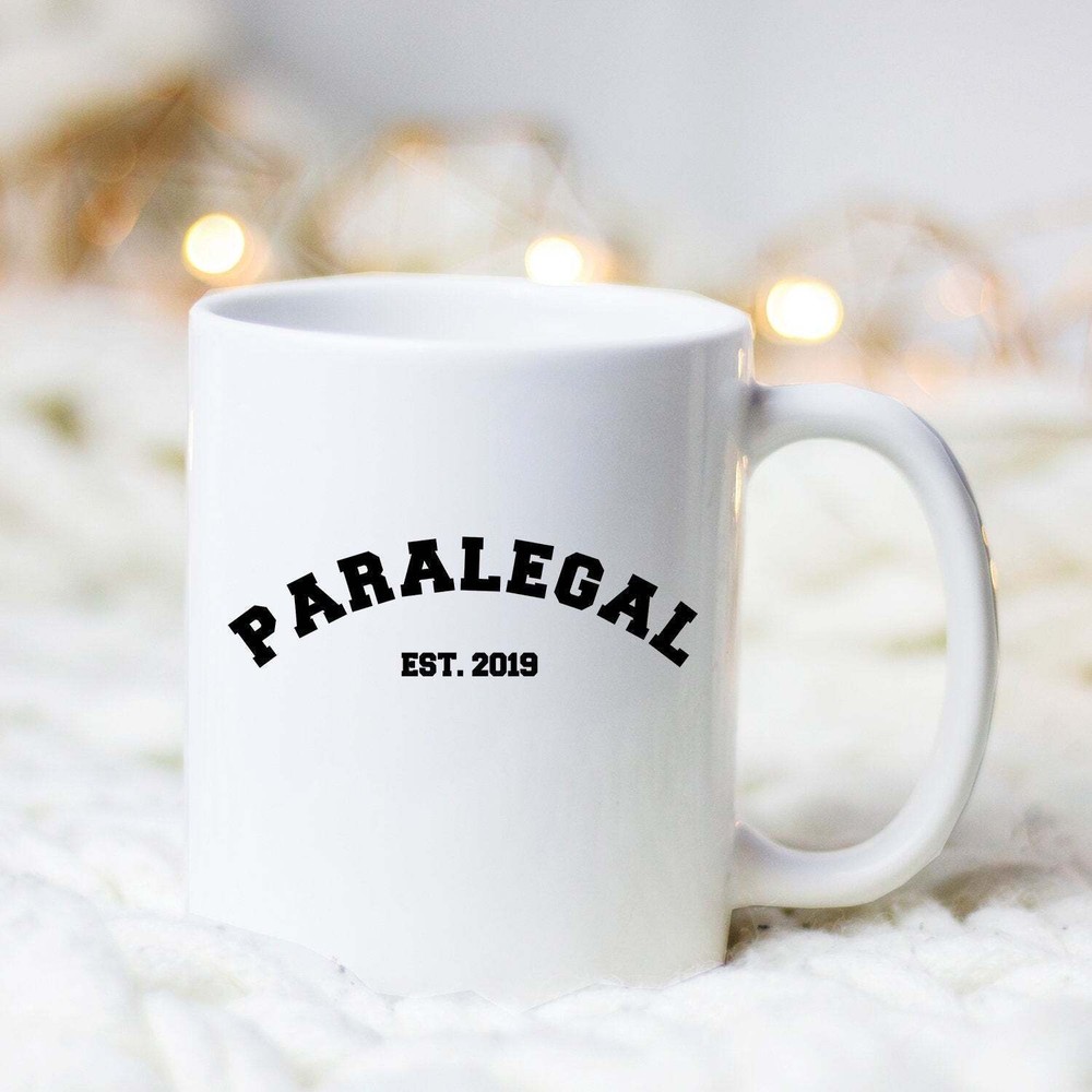 Custom Mug Job Establishment Paralegal Est 2019 Mug Paralegal Mug Paralegal Gift