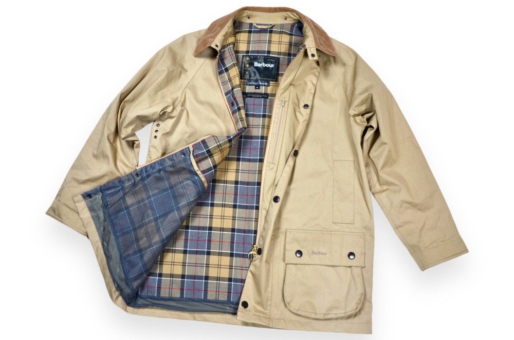 Men's Barbour Lightweight Beaufort Jacket A963 Ivory England Size M