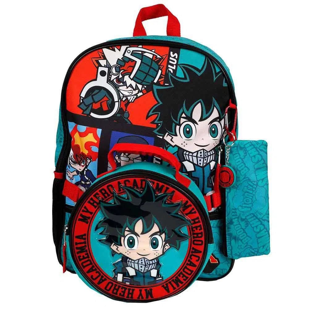 My Hero Academia - Chibi Plus Ultra 5-Piece Backpack Set - Bioworld - Backpack,