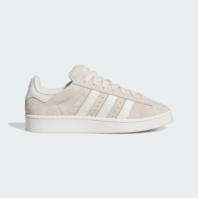 $110 adidas Campus 00s Shoes IH9863 | Wonder White/Chalk White/Core Black | 8.5