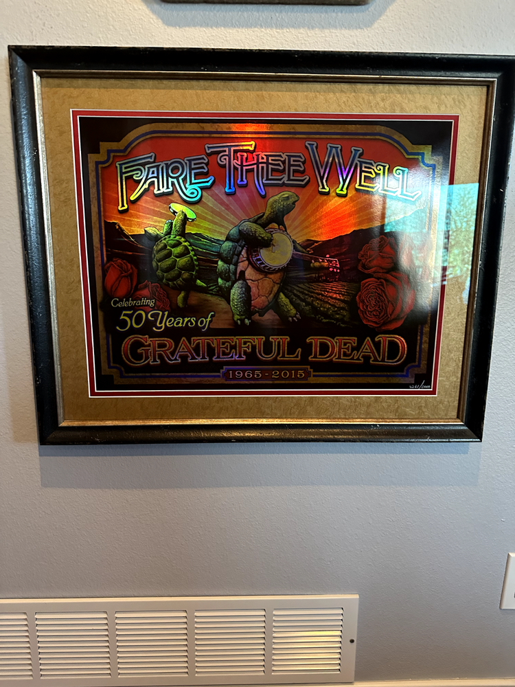 Grateful Dead Fare Thee Well Chicago Soldier Field 2015 Poster